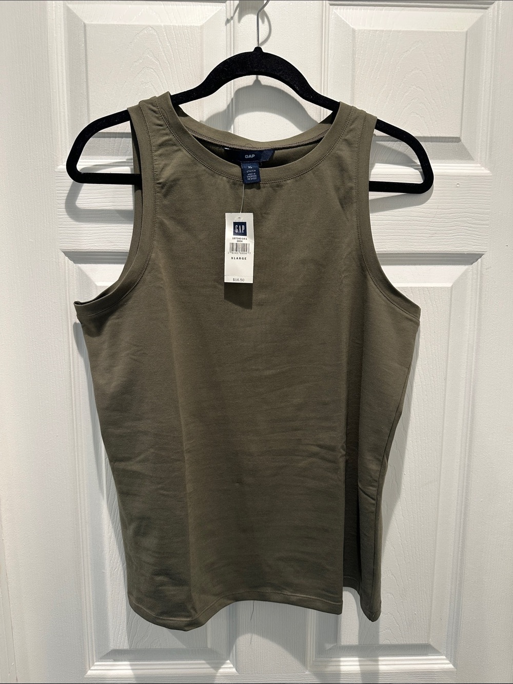 GAP Women's Olive Green Tank Top Size XL NWT